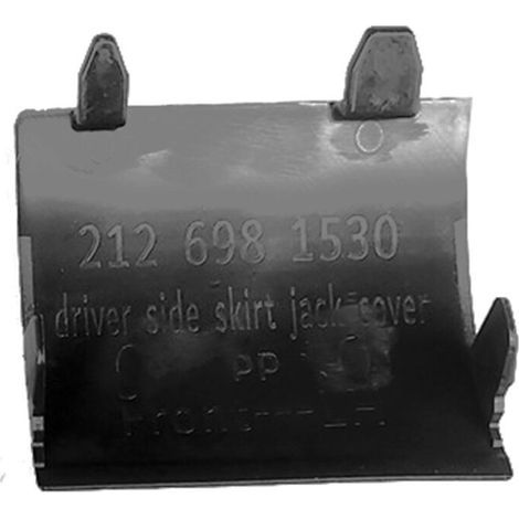 Petit bas de caisse avant pour Mercedes-Benz Classe E W212 (modèles 2009-2012), cache-cric, référence A2126981530 (côté gauche). (1/3)