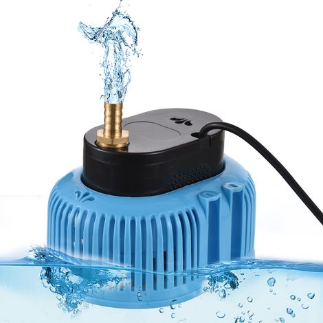 Bomba sumergible para cubiertas de piscinas, 75 W, 2000 l/h, con 3 adaptadores, manguera de desagüe de 4,9 m y cable de alimentación de 7,6 m. (1/5)