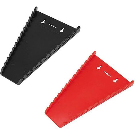 2-teiliger magnetischer Schraubenschlüssel-Organizer, Wandwerkzeughalter, Wandwerkzeugablage, Klemmhalterung, magnetischer Werkzeughalter, für die Werkstatt