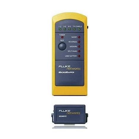 Fluke Networks MicroMapper Probador Profesional Amarillo