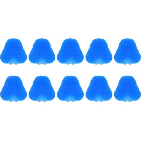 10 pièces bleu Anti éclaboussures désodorisant urinoir écran tapis écrans pour hommes salle de bain (1/5)