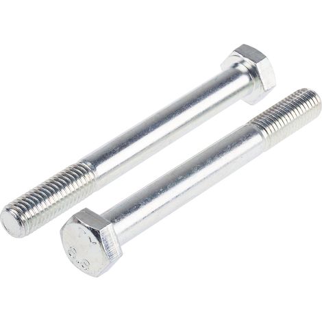 Vis à tête hexagonale, Acier Galvanisé brillant, M12 x 110mm ( Prix pour Sachet de 25 ) (1/2)