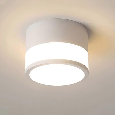LED-Einbaustrahler, 7 W, Farbtemperatur einstellbar (3000 K, 4000 K, 6000 K), geeignet für schräge und gewölbte Decken