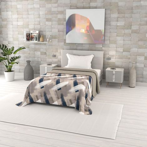 Couette d’été imprimé, Rembourrage en Polyester, Pennellate, 170x270cm (1/5)