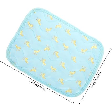 Tapis Rafraichissant Lapin Léger et Confortable en Tissu, Coussin 2pcs pour Animaux de Compagnie, pour Sol et Voiture (1/5)