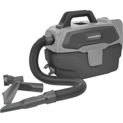 Aspirateur eau et poussière 7,5L 150W sur batterie 20V 2Ah SCHNEIDER - 50000 (1/5)