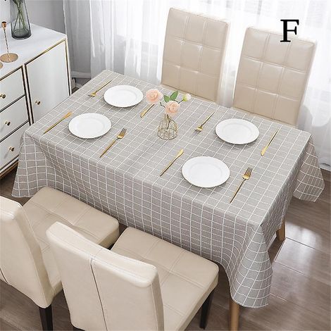 Nappe à carreaux anti-poussière, nappe lavable