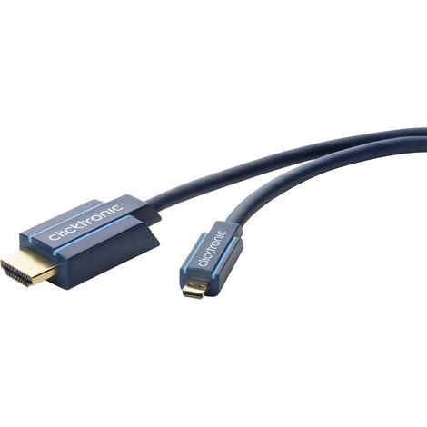 Câble Adaptateur HDMI™ vers Micro-HDMI™, 4K/30Hz. Longueur de câble 5 m (1/3)
