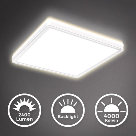 Ultraflaches LED Panel mit LED Backlight,weiß, 1xLED/18W