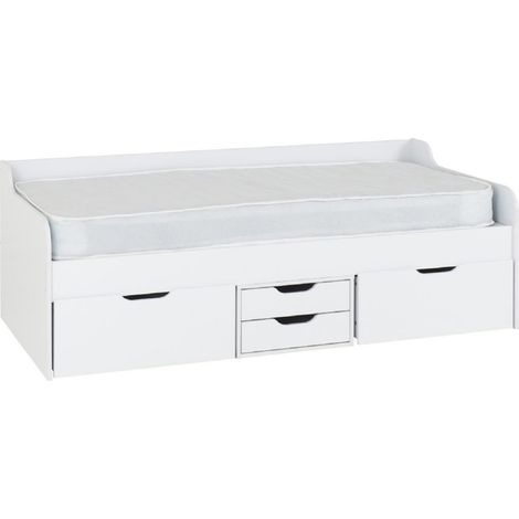 Seconique Dante Daybed White 3ft Single (1/5)