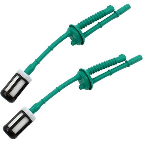 AISEN Lot de 2 tuyaux de Carburant avec Filtre à Essence pour Stihl FC55 FS38 FS45 FS46 FS55 FS100 FS130 HL45 HL100 HT100 HT101 KM55 KM100 KM110R Multimoteur MM55 Remplace 4140 358 770202