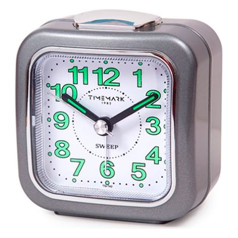 DESPERTADOR ANALÓGICO GRIS TIMEMARK