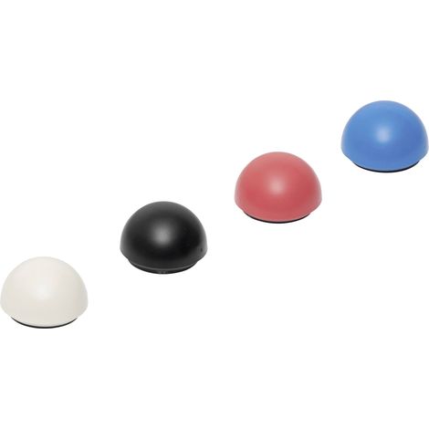 Maul Aimant Recycling (Ø x H) 30 mm x 20 mm boule trié par couleur, blanc, rouge, bleu, noir 10 pc(s) 6175099 Y240173