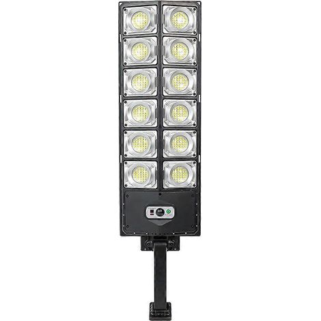 Lampes solaires, lampes solaires LED d'extérieur pour bord de route, lampes solaires avec télécommande, adaptées aux parkings et aux cours.