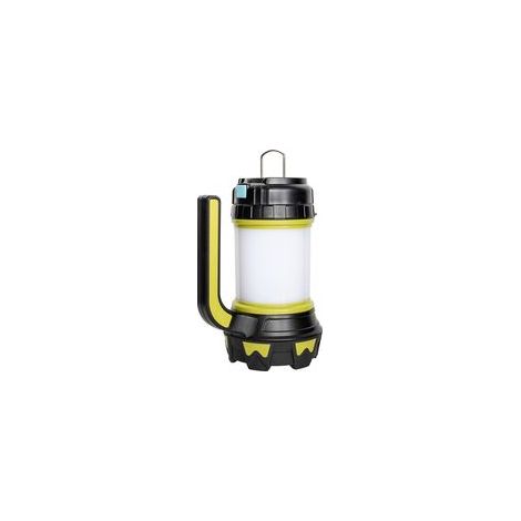 Lanterne camping LED rechargeable USB, étanche IP65, dimmable, aimantée, power bank, vert –