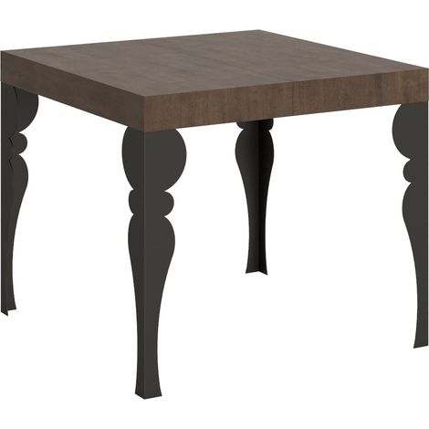Tavolo Allungabile 90-246x90x77 cm Paxon Noce (1/4)