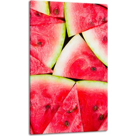 Glasplatte, Tischplatte, 30x52 cm, Wassermelone (1/5)