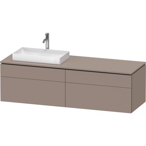 Duravit L-Cube Konsolenwaschtischunterbau wandhängend, inklusive (1/3)