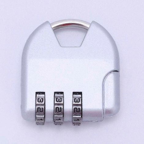 Cadenas triangulaire à combinaison pour valise de voyage, cadenas à code, cadenas en alliage de zinc pour valise ( ) (1/5)