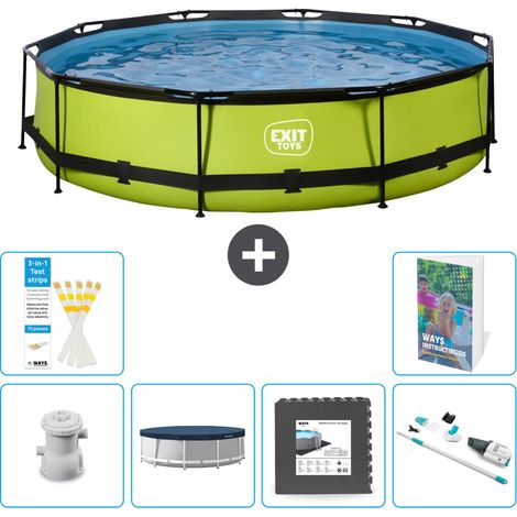 Exit Pool Rund - 360x76 cm - 7-teilig S262