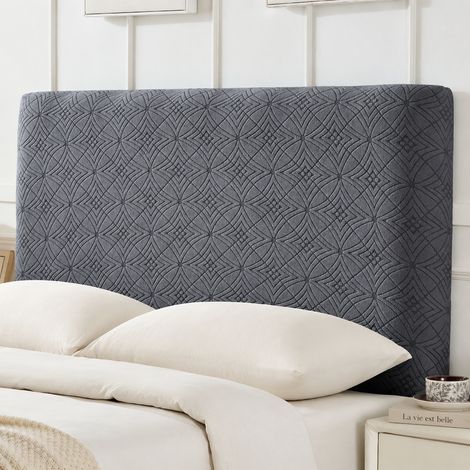 Housse de tête de lit élastique jacquard gris foncé 2,0 m 2.0 1.9-2 1 réf 25 × 20 × 5 cm 640 g – Livraison gratuite