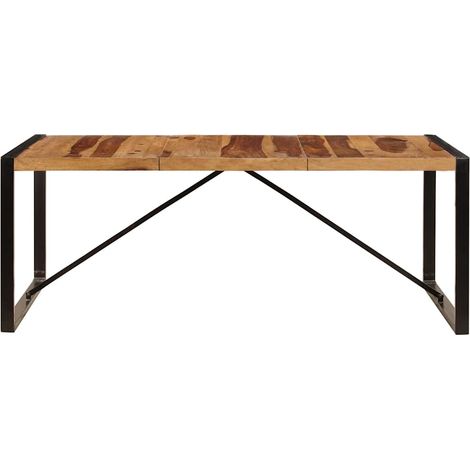 Maison Exclusive - Esstisch 200 x 100 x 75 cm Massivholz Akazie (1/5)