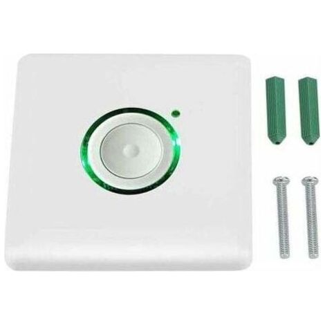 Minuterie murale à commande tactile avec fonction de temporisation retardée, 16 niveaux de réglage (1 seconde à 99 heures), affichage LED intégré, compatible courant alternatif 110–220 V (1/4)