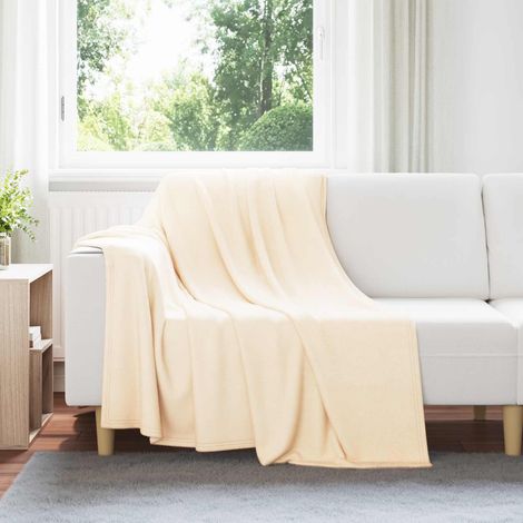 Wohndecken 24 pcs Creme 200 x 150 cm Fleece