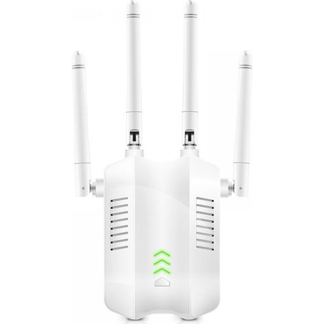 Répéteur/amplificateur de signal WiFi 1200 Mbps avec prise britannique (1/5)