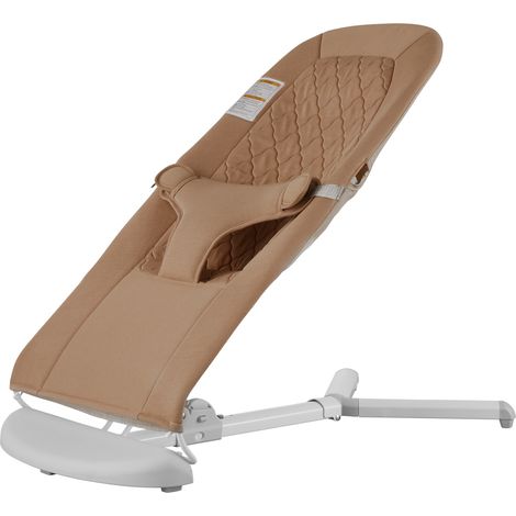 Mophorn Babywippe, zusammenklappbarer Wippensitz für Babys von 0–9 Monaten, Wippenstuhl für Neugeborene mit 2 Liegewinkeln und 3-Punkt-Gurt (1/5)