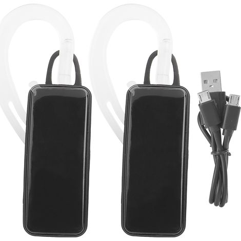 Écouteurs sans fil pour casque de moto 300mAh, kit communication intercom