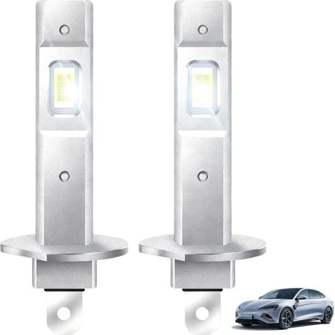 Ampoule H1 LED 4000LM 6500K Blanc Froid Luminosité (1/5)