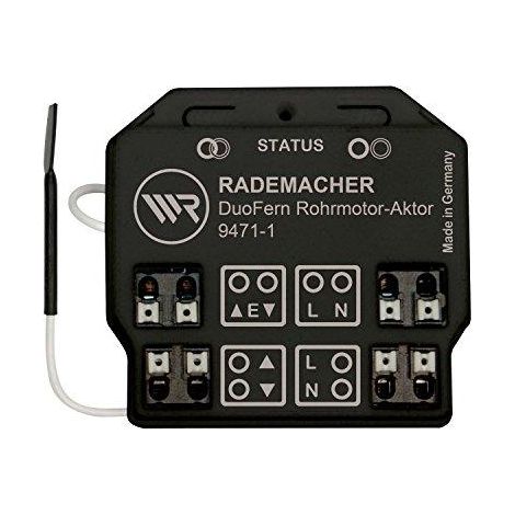 Actuador inteligente blanco Rademacher para hogar conectado