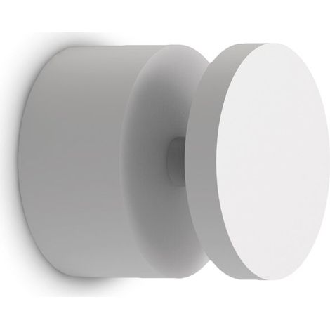 Ideal Lux Applique moderna Toffee 1 luce LED integrato IP65 bianco metallo