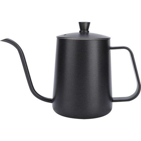 Stainless Steel Gooseneck Tea Kettle Pour Over Coffee Long Narrow Spout Drip Pot (350ml) (1/5)