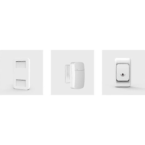 Kabellose Außentürklingel mit 300 m Reichweite, kompatibel mit My Melody Ring Doorbell und europäischem Stecker. (1/5)