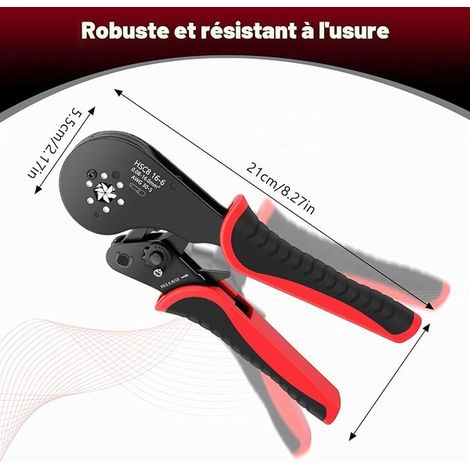 Crimping Pliers 0.08-16mm² Cable Ends Electric Lug Wire Lugs Electricians (1/2)