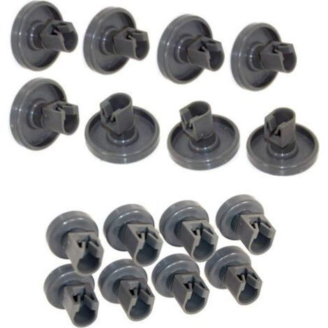Electrolux Dishwasher Wheels Universal Complete Set of Wheels for Upper and Lower Basket Compatible with Faure, Zanussi, AEG, Electrolux (1/5)