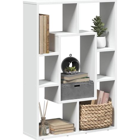 Bücherregal Weiß 63 x 20 x 90 cm Holzwerkstoff