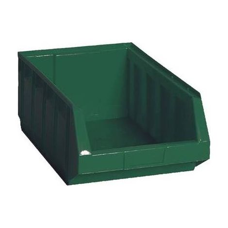 CONTENITORE IN PLASTICA BULL 5 - MM 298x485x H.189 Misura: Verde LxPxH mm 298x485x189