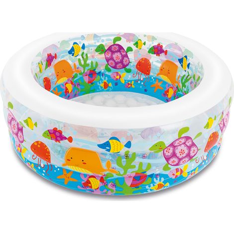 Piscine Ronde Gonflable "Aquarium" +6 Ans - cm.152x56h. - poids kg.3,50 (58480) (1/2)