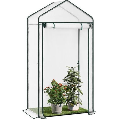 Tipi-style garden greenhouse, PE cover, pointed roof, steel frame, for balcony, terrace (1/5)