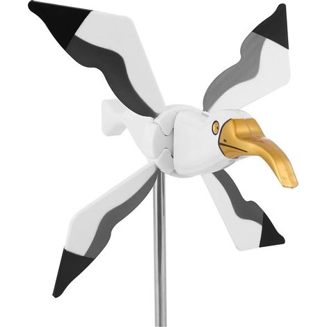 Outdoor Windmill Bird Flying Seagull Garden Ornament Series Windmill for Garden Decoration (1/5)