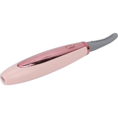 Recourbe-cils chauffant, 3 modes de température, préchauffage rapide, chargement USB, longue durée, idéal pour la maison et les voyages. (1/5)