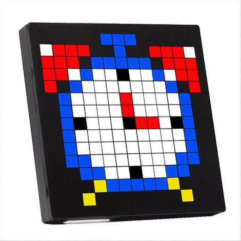 Veilleuse LED 32x32 pixels avec écran programmable, animation de texte personnalisable, cadre photo, cadeau (1/5)