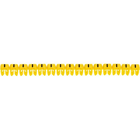repère pour fil de 4 à 6 mm2 - signe - - couleur jaune - legrand cab 3