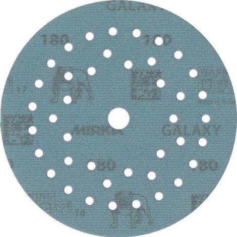 DISCO ABRASIVO CIRCOLARE MULTIFORO 'GALAXY MULTIFIT GRIP' Ø 125 mm - grana 180 (1/2)
