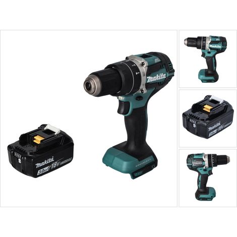 Makita DHP 484 F1 Akku Schlagbohrschrauber 18 V 54 Nm Brushless + 1x Akku 3,0 Ah - ohne Ladegerät (1/5)