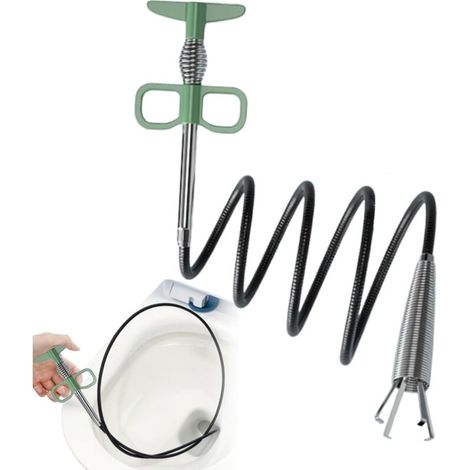 Furet de Drainage pour Douche,Outil Débouchage Canalisation Cuisine 4 Griffes ,Accessoire de Plomberie pour Évier Baignoire Toilette Cuisine Usage Résidentiel et Professionnel Plombiers Gestionnaires