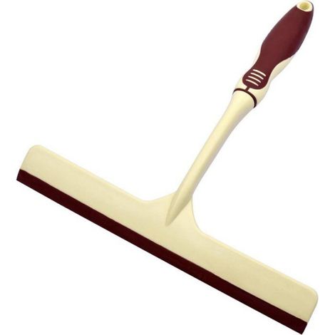 Raclette Douche Silicone, Nettoyeur Vitre Universel Lavable Beige (1/5)